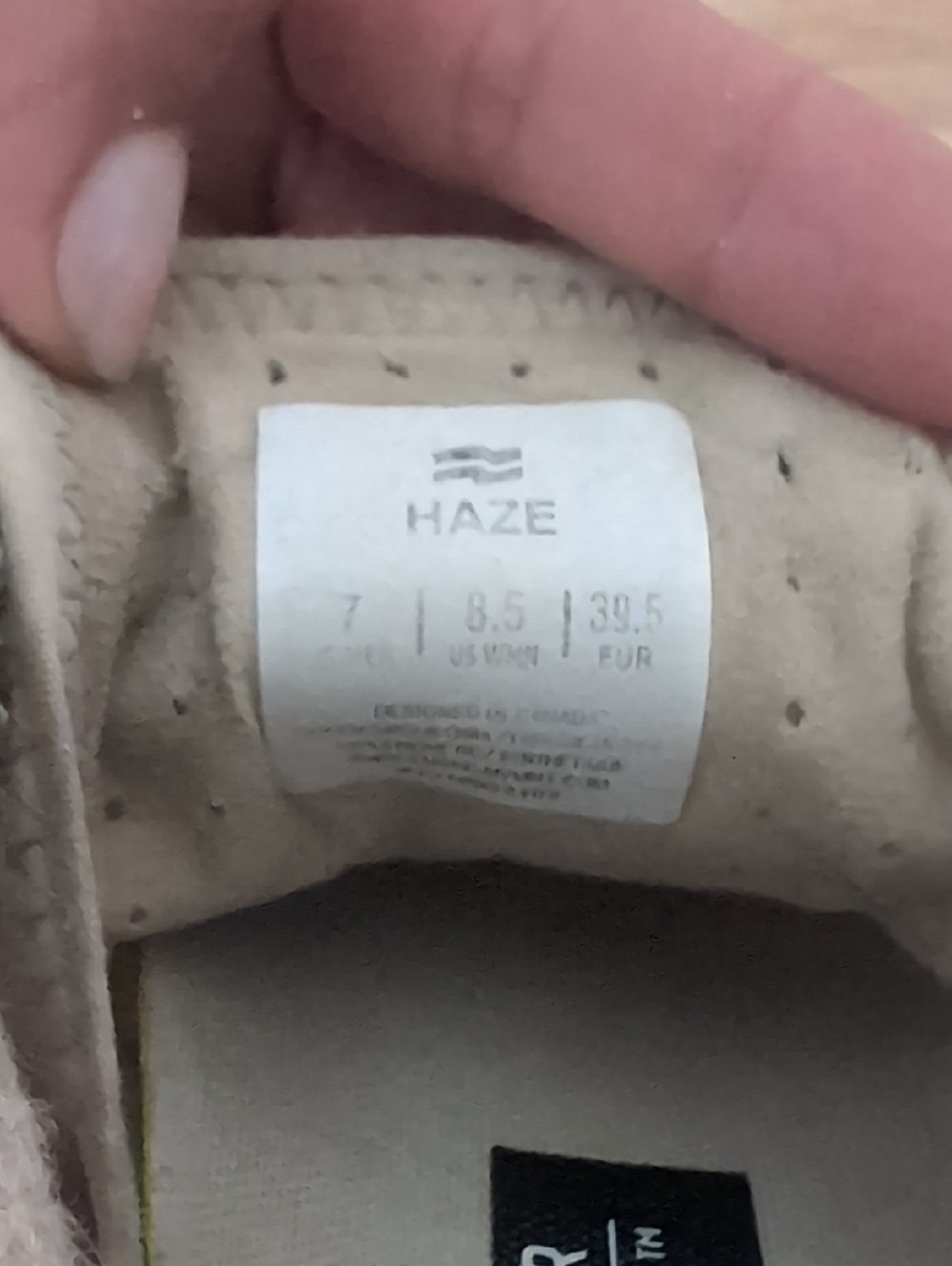 Strike Movement Haze Trainer Beige Knit with Gum Sole - Picture 5 of 9